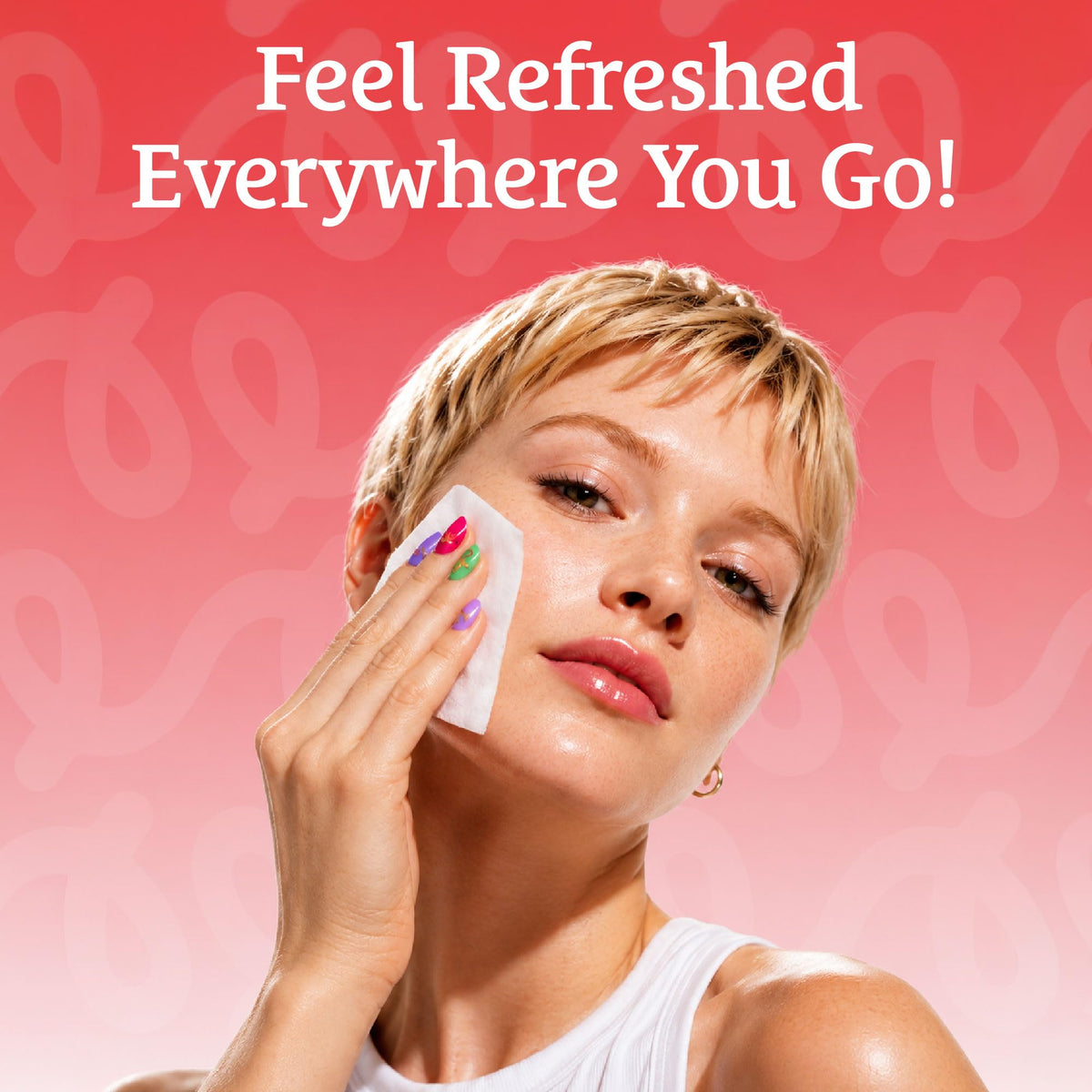 Body Prescriptions before and after makeup removal showing clean skin and visible makeup removal
