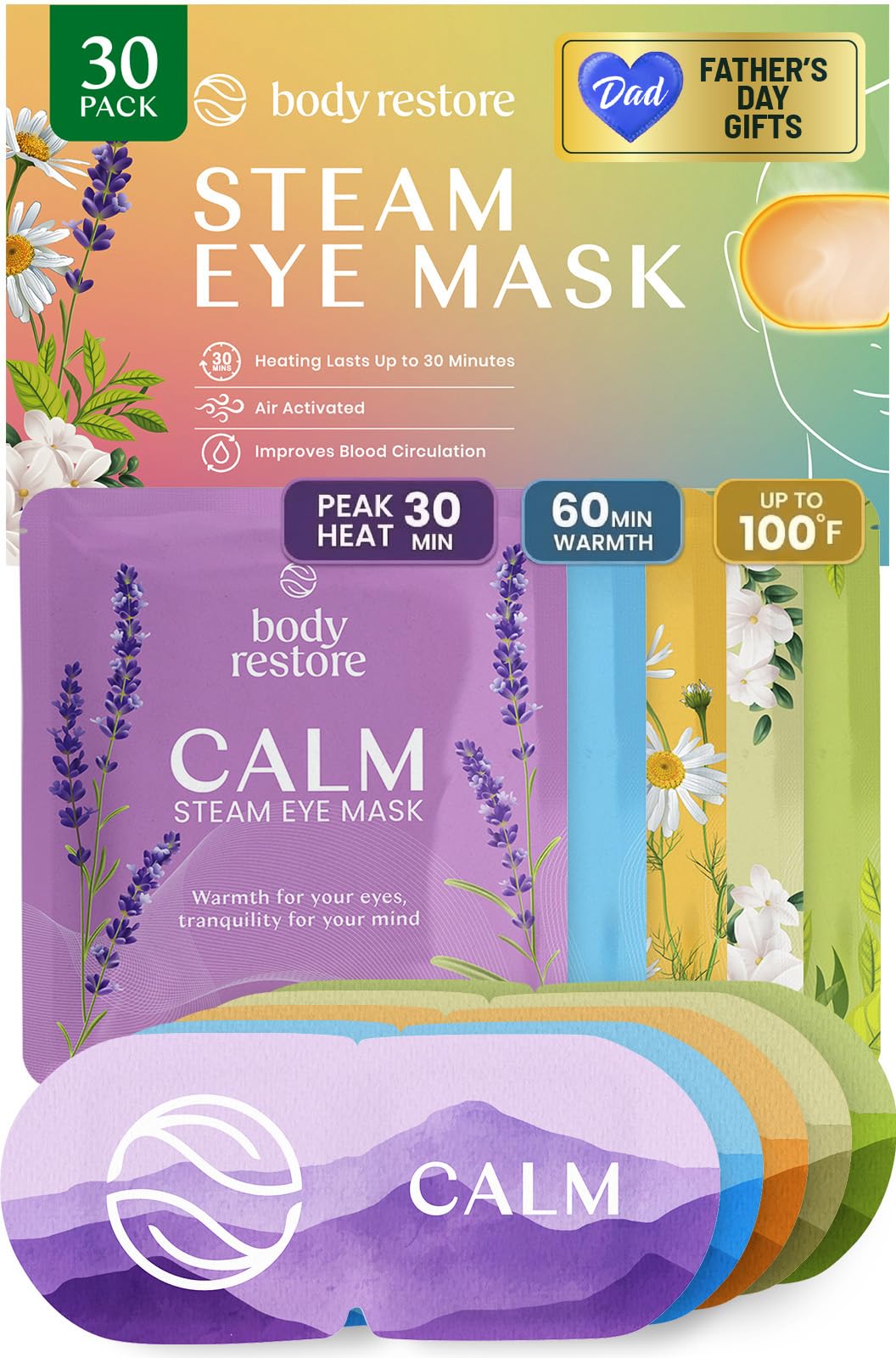 Body Restore front packaging showing variety pack and gift-ready box