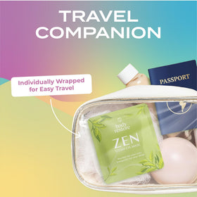 Body Restore travel pouch with mask and box for convenient on-the-go relaxation