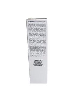 Bodyography primer bottle next to ruler showing compact 1 ounce travel-friendly size