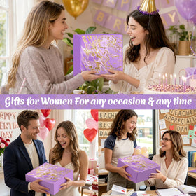 BodyRefresh lavender basket styled on table showing gifting-ready presentation benefit