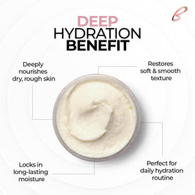 Bodystry application on leg illustrating hydration and smoother skin