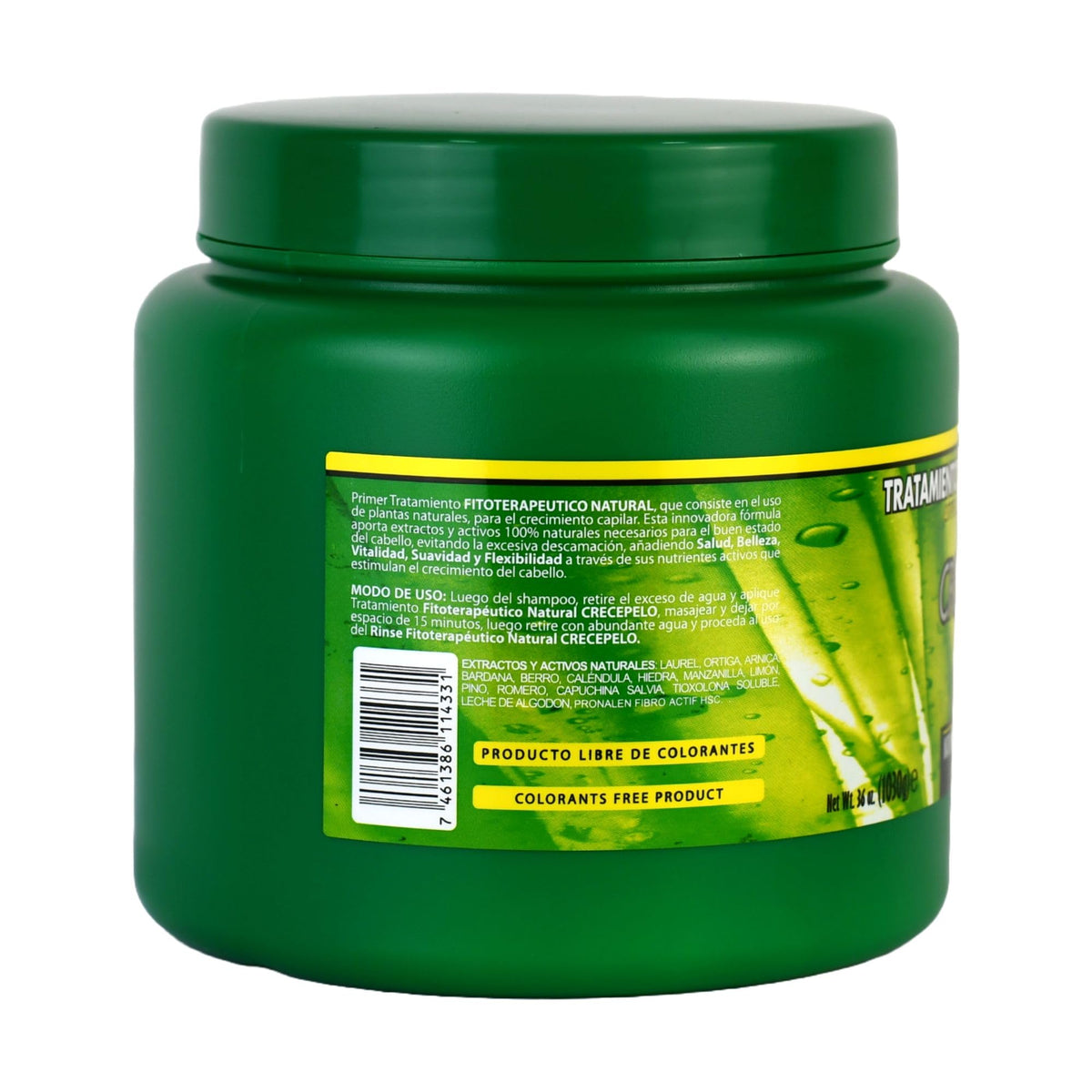 BOÉ COSMETICS CrecePelo applied to wet hair demonstrating smooth detangling benefit