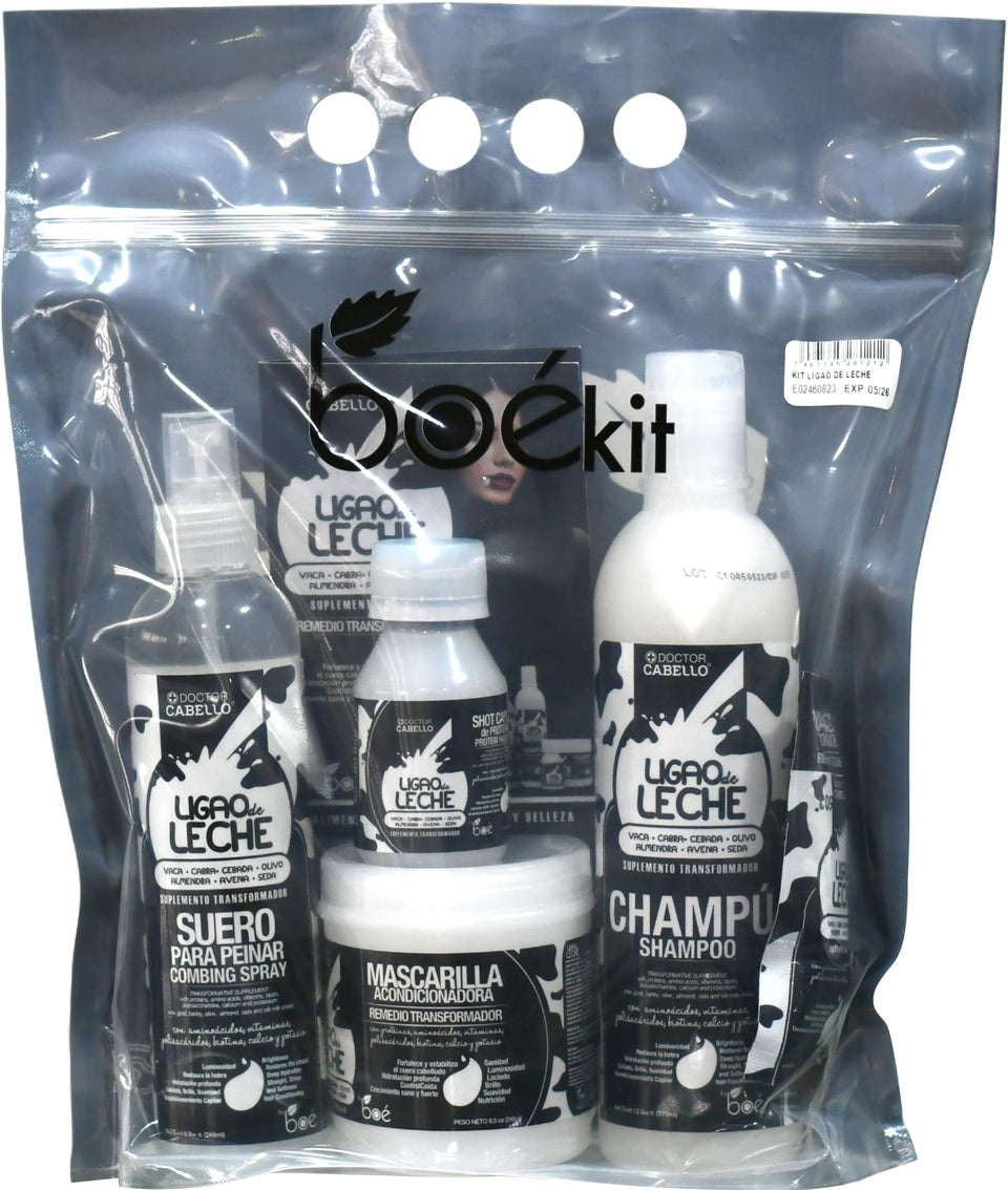 BOÉ COSMETICS kit front packaging showing all four repair products for at-home salon results