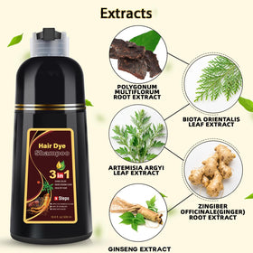 BOJICA application on dry hair illustrating easy at-home gray coverage process