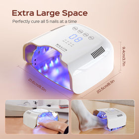 BOLASEN battery and fast charging display highlighting long cordless use