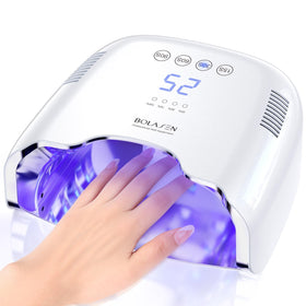 BOLASEN front view white lamp showing sleek design and quick curing benefit