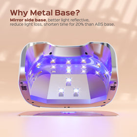 BOLASEN lamp accommodating a pedicure foot for full-coverage curing