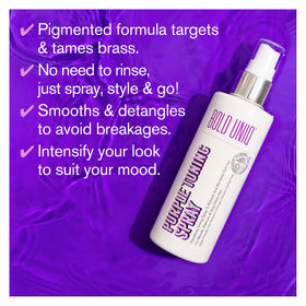BOLD UNIQ misting spray in action delivering lightweight toning