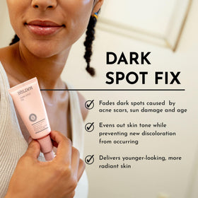 BOLDEN ingredient label close-up highlighting active acids and transparency benefit