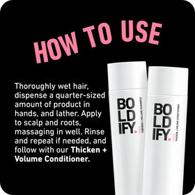 BOLDIFY bottle beside everyday items to show convenient 8oz scale