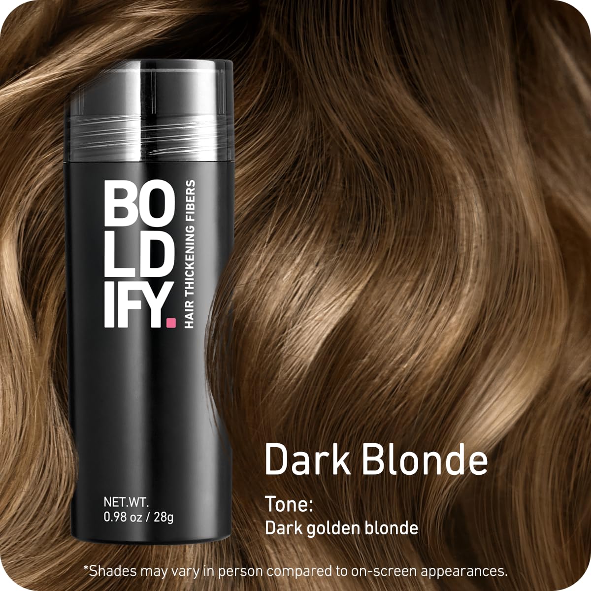 Boldify fiber texture close-up showing natural-looking, soft finish