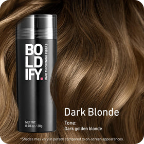Boldify fiber texture close-up showing natural-looking, soft finish