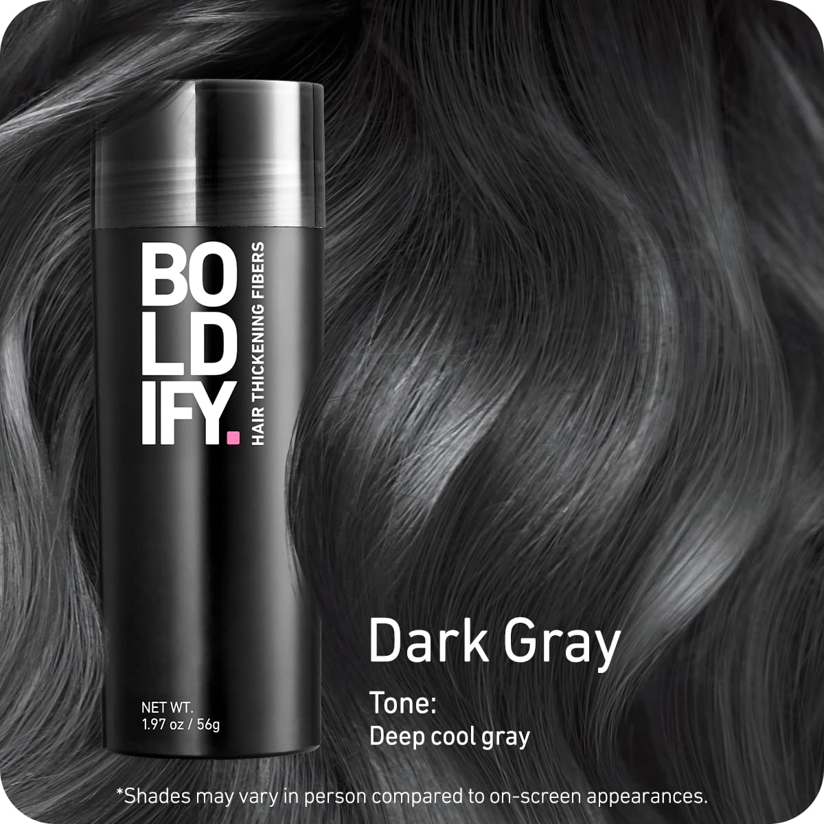 Boldify fiber texture close-up highlighting natural finish benefit