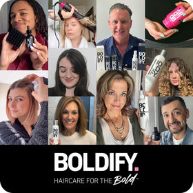 Boldify hair detail after styling showing texture, separation, and soft matte finish
