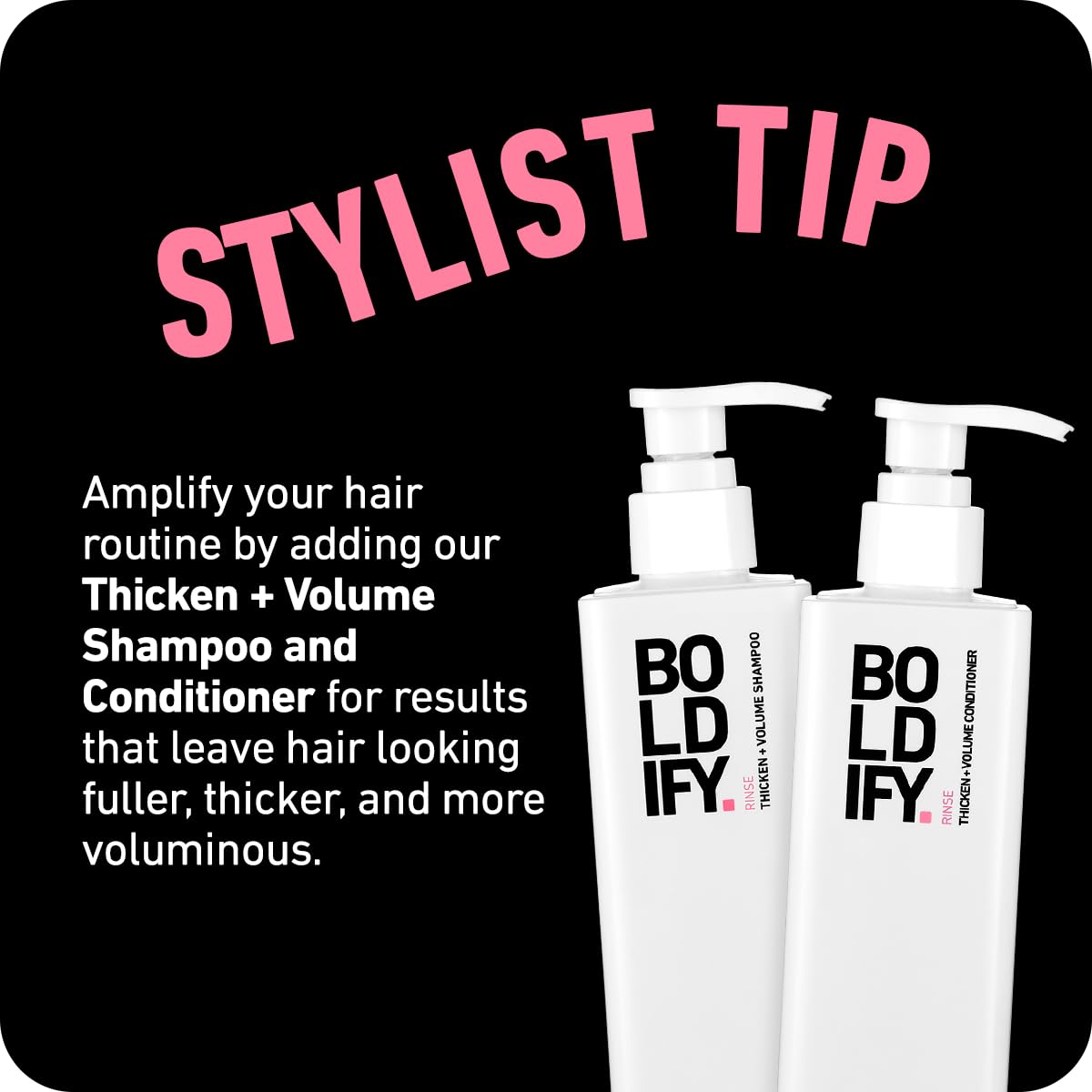 Boldify ingredient label close-up showing aloe and niacinamide transparency benefit