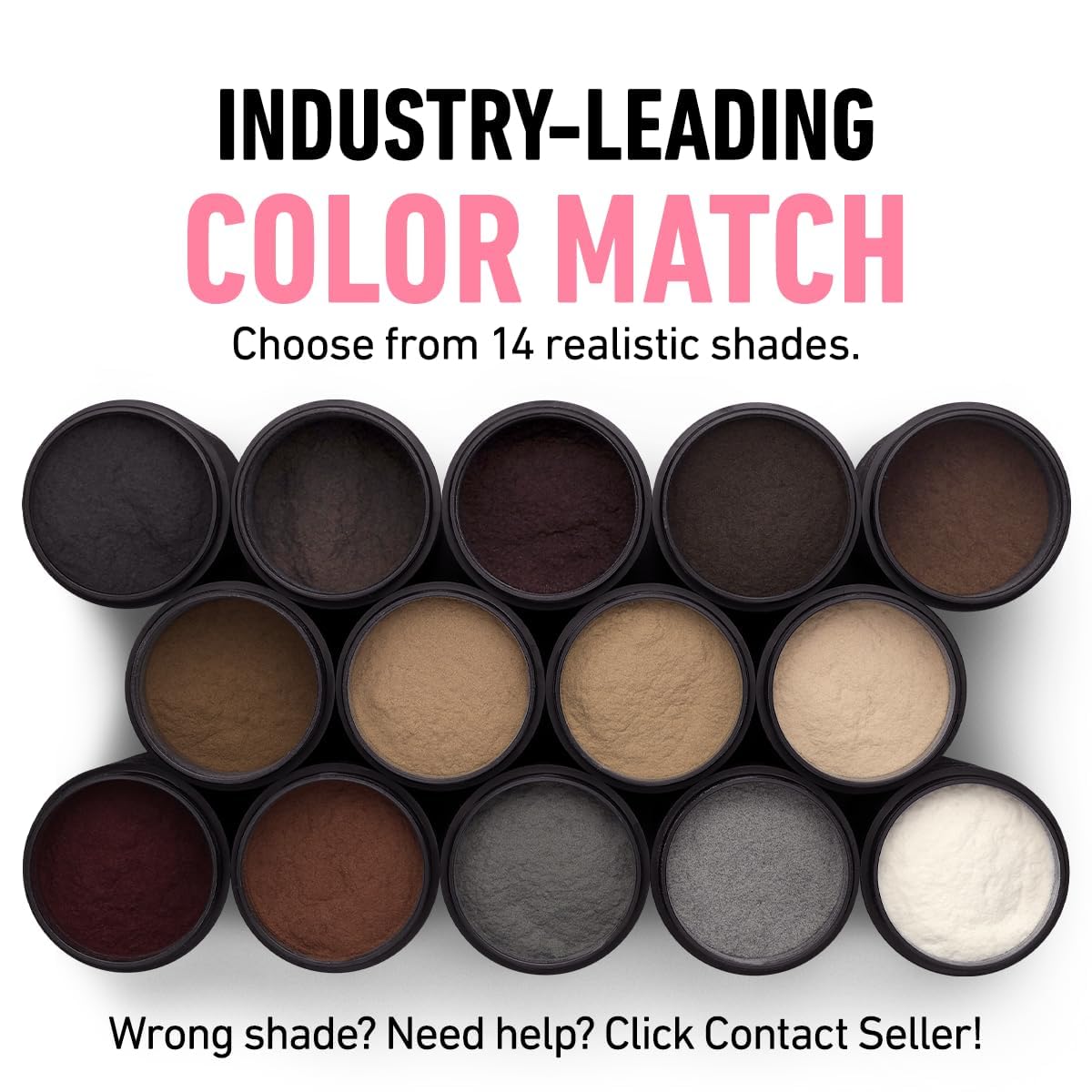 Boldify label Ash Brown shade clear for accurate color match