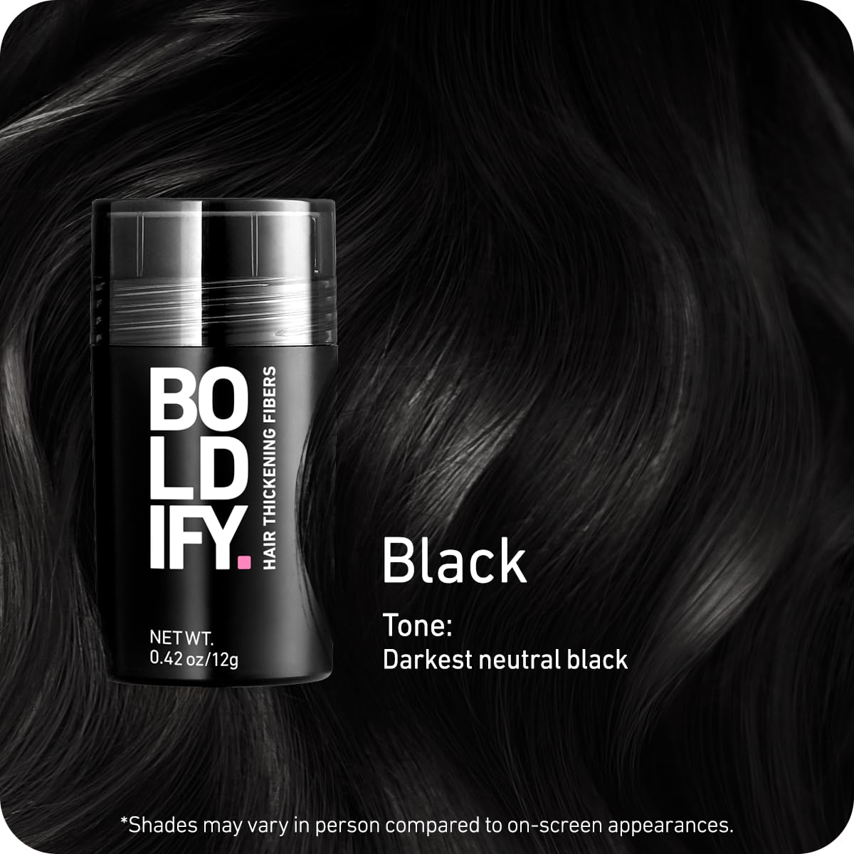 Boldify shaker top application demonstrating precise fiber placement benefit