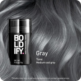 Boldify shaker top close-up demonstrating controlled application
