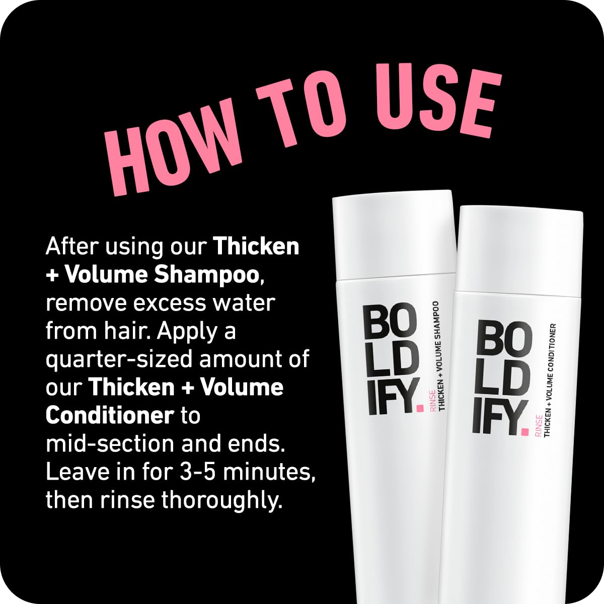 Boldify bottle in hand showing size and travel-friendly convenience