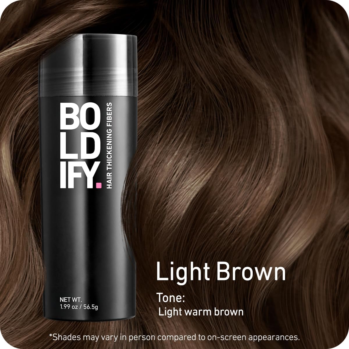 Boldify fiber texture close-up illustrating natural, touchable finish