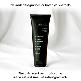 Boldly Basic applied to forearm in lifestyle setting for sensitive skin