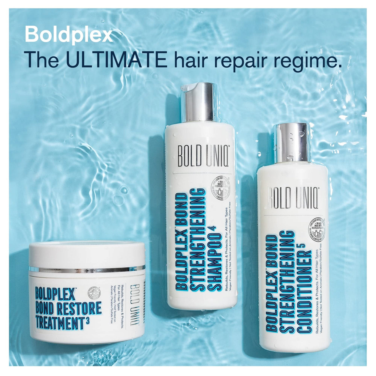 Bold Uniq used on curly hair enhancing definition and shine