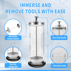 BOMOQING anti-slip pad under jar preventing slips and protecting countertops