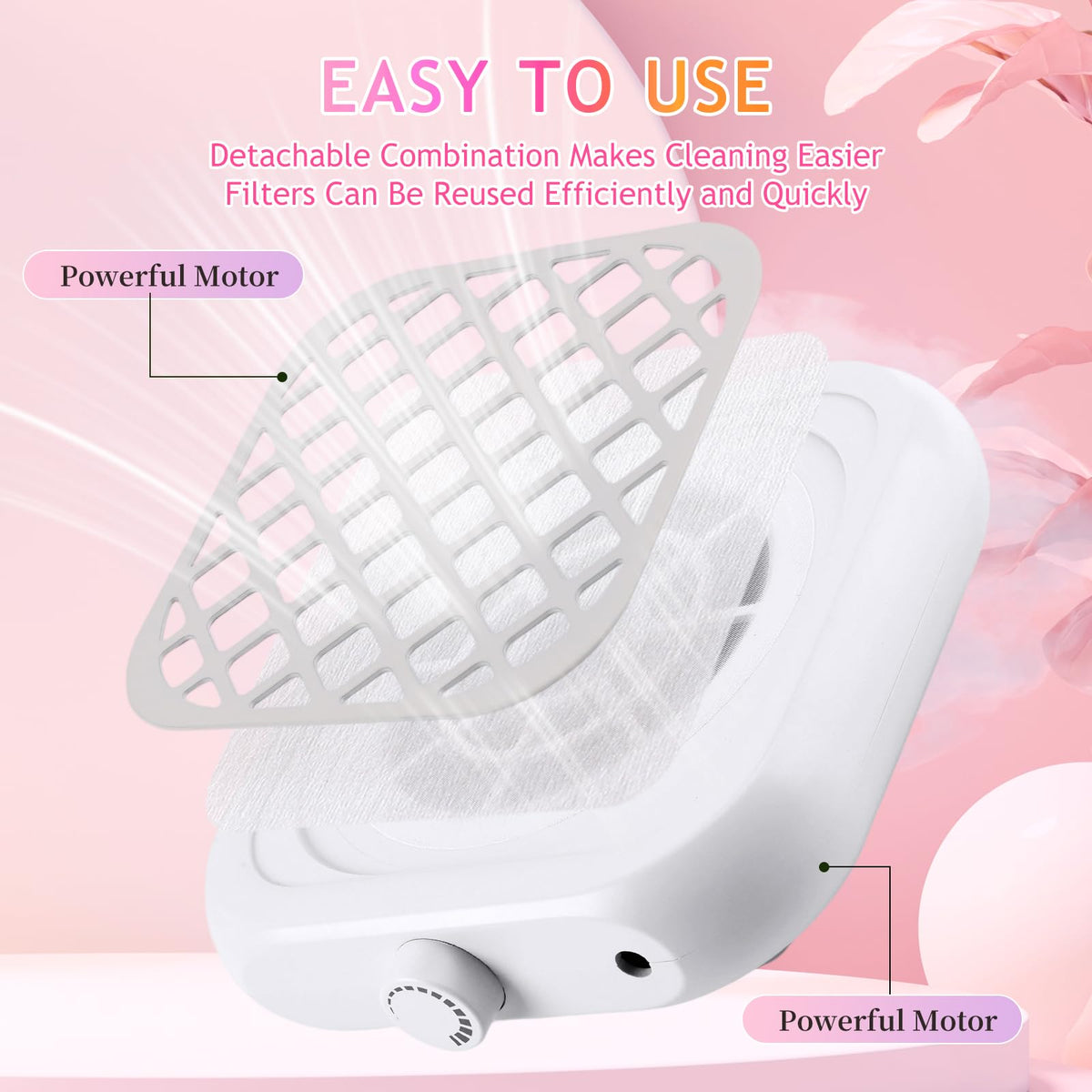 BOMOQING magnetic mesh cover open for easy filter access and quick maintenance