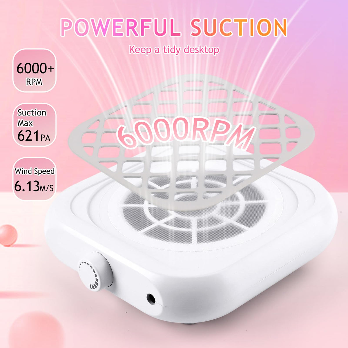 BOMOQING side profile highlighting ventilation holes and heat dissipation for safer use