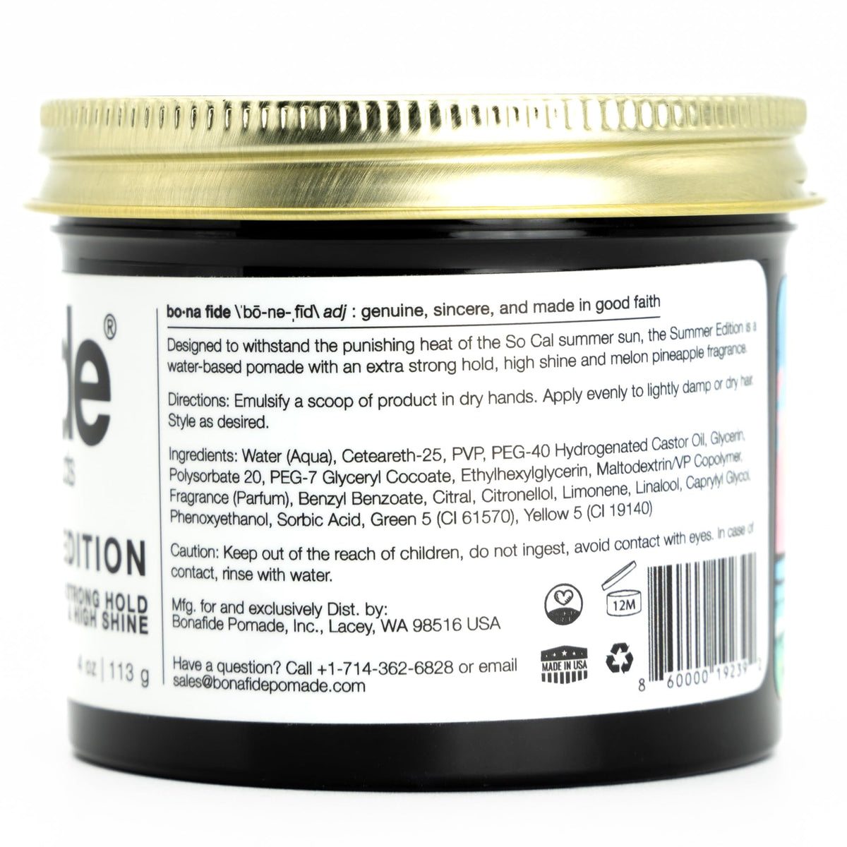Bona Fide Pomade lifestyle outdoor shot showing summer scent and fresh look