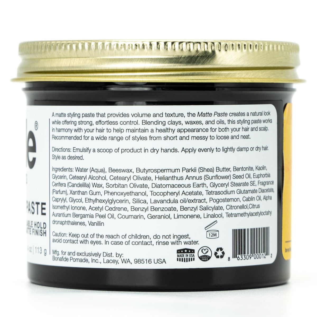 Bona Fide Pomade styled hair lifestyle shot showing matte textured look and fresh grapefruit scent