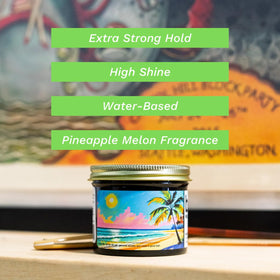 Bona Fide Pomade open jar texture highlighting glossy, smooth consistency
