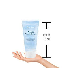 BONAJOUR size comparison on skin showing visible smoothing benefit