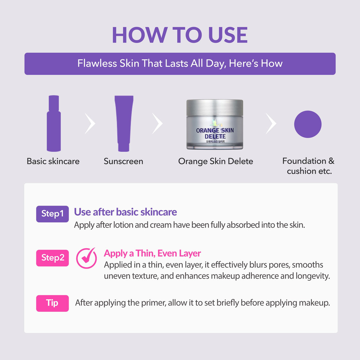 bonamedusa primer before and after half face showing visible pore blur benefit even tone