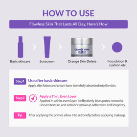 bonamedusa primer before and after half face showing visible pore blur benefit even tone