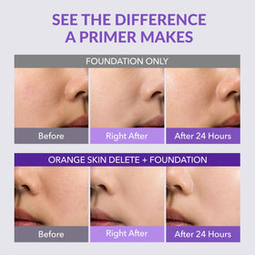 bonamedusa primer ingredient label closeup highlighting camellia extract benefit smoothing