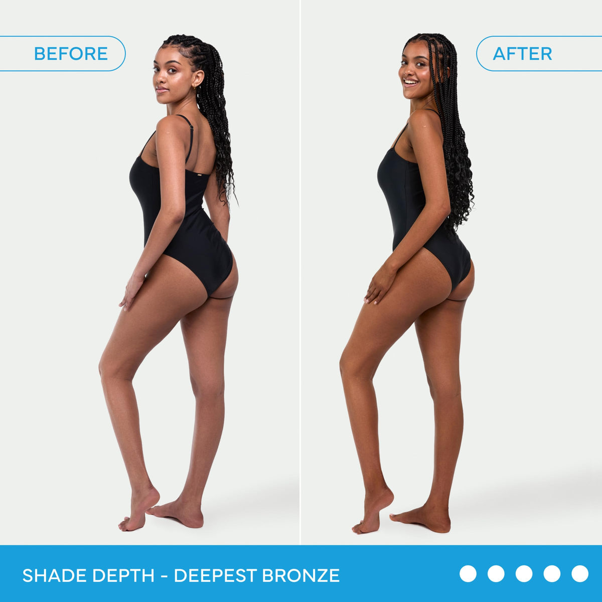 Bondi Sands application mitt in use delivering streak-free blending benefit