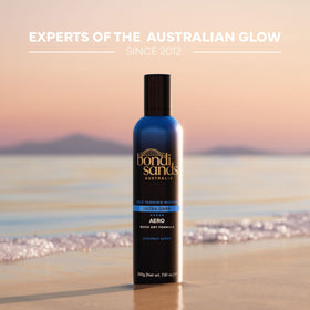 Bondi Sands product held in hand showing size and travel-friendly benefit