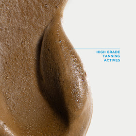 Bondi Sands before and after showing deeper bronzed tan result from the foam