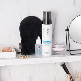 Bondi Sands face application during morning routine for natural daily glow