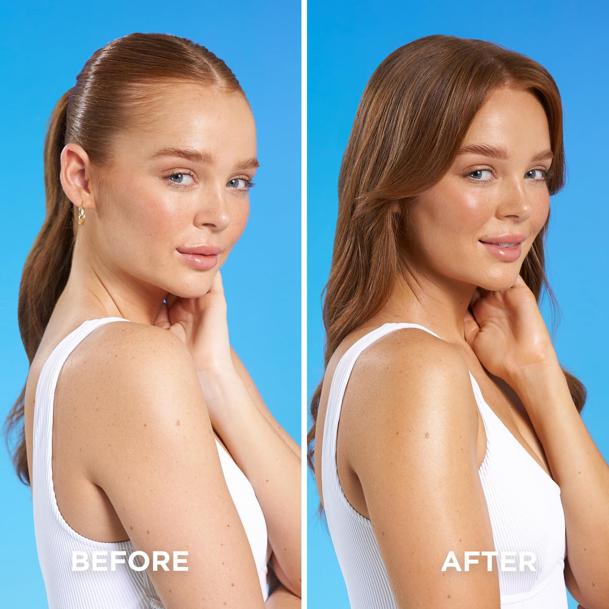 Bondi Sands drops mixed into moisturizer in bottle showing customization benefit