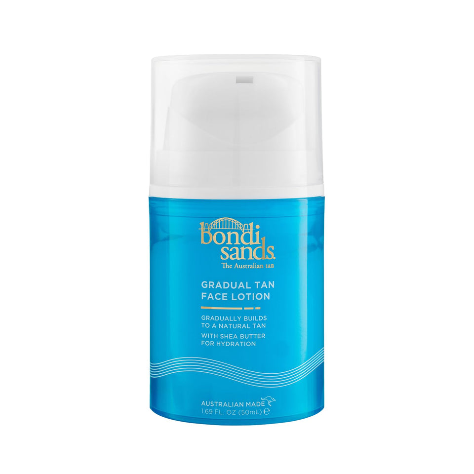 Bondi Sands front packaging showing bottle and branding for easy identification and trust