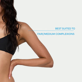 Bondi Sands foam texture dispensed on pump showing lightweight, creamy consistency