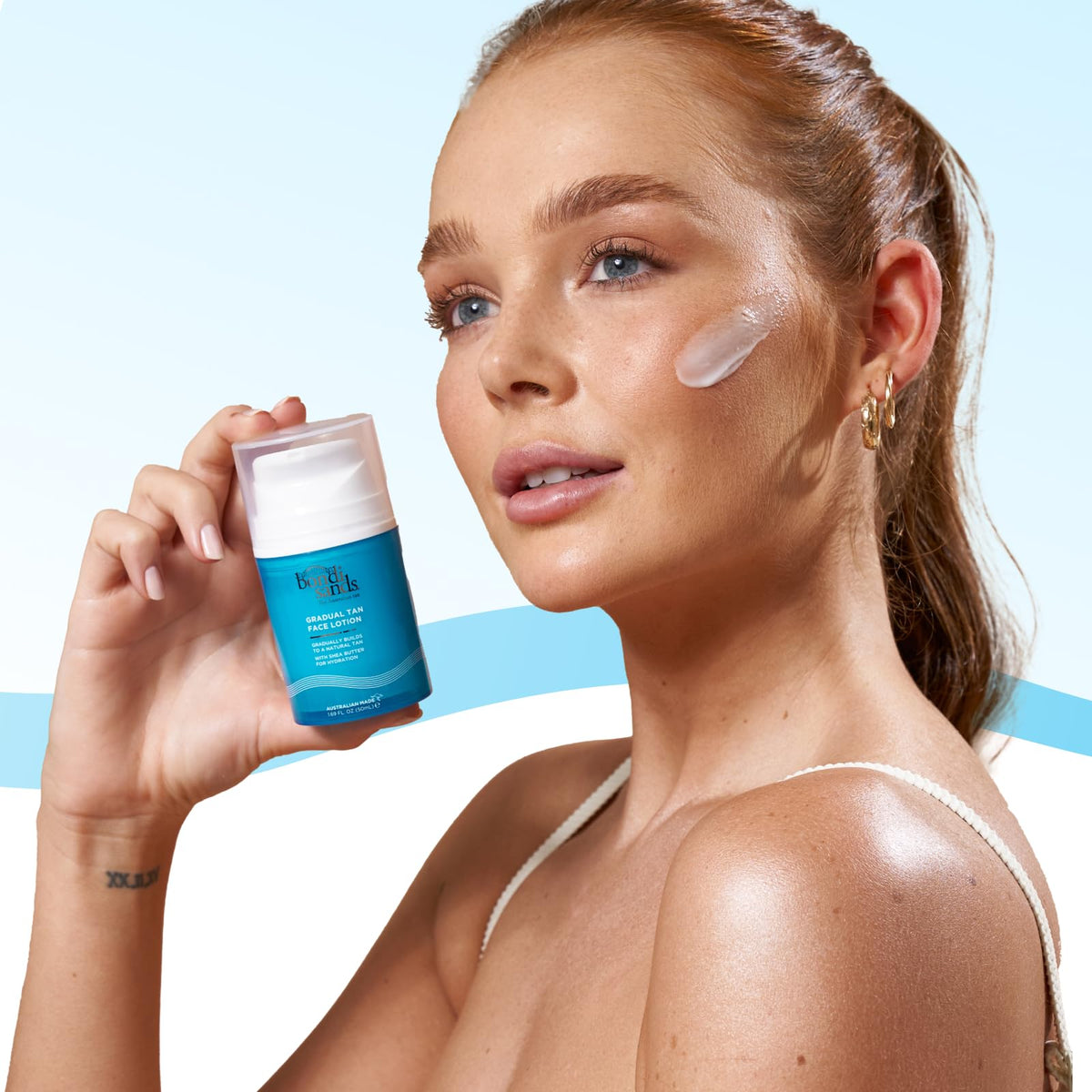 Bondi Sands with shea butter visual suggesting nourishing hydration benefit