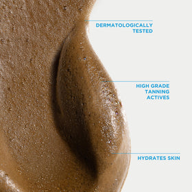 Bondi Sands label close-up listing aloe vera and coconut for hydration benefits