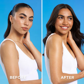 Bondi Sands dropper close-up dispensing drops for accurate customizable tanning