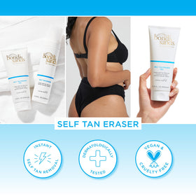 Bondi Sands product applied on hand demonstrating quick self-tan lift benefit