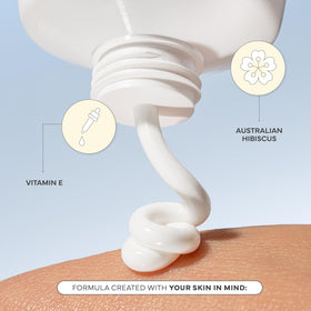 Bondi Sands lotion applied on hand demonstrating quick absorption benefit