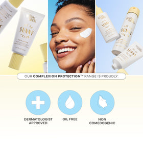 Bondi Sands texture close-up illustrating lightweight, hydrating finish